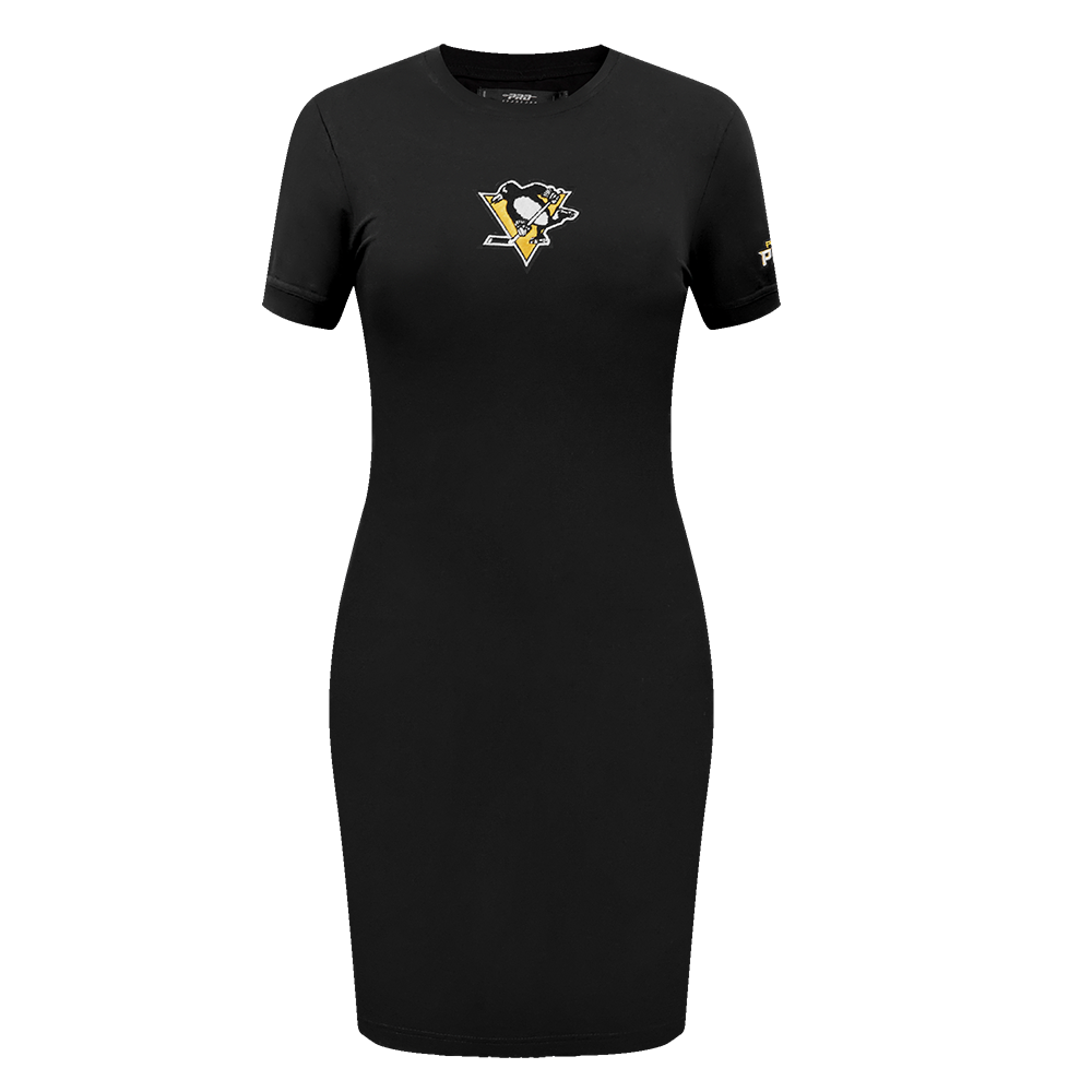 NHL PITTSBURGH PENGUINS CLASSIC ROBE MOULANTE POUR FEMME (NOIR)