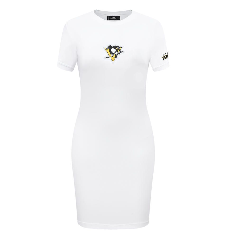 NHL PITTSBURGH PENGUINS CLASSIC ROBE MOULANTE POUR FEMME (BLANC)
