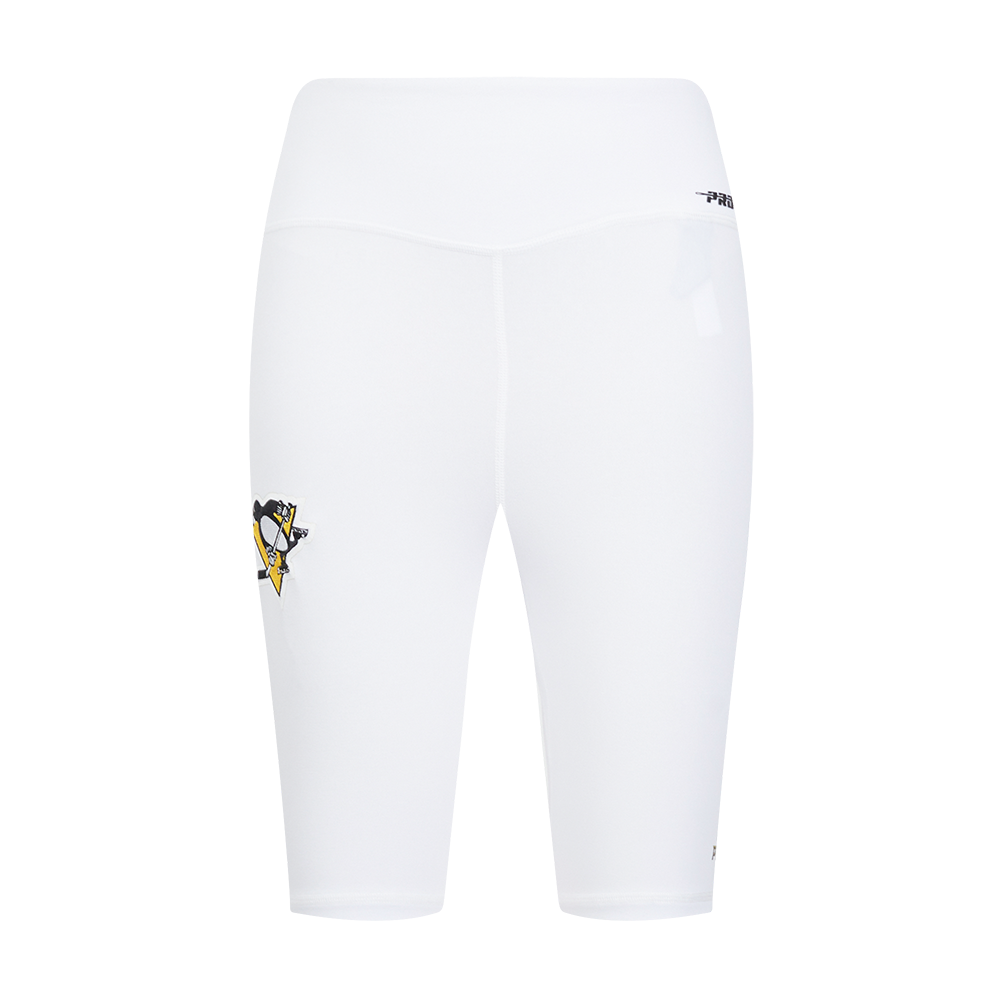 NHL PITTSBURGH PENGUINS CLASSIC WOMEN'S JERSEY BIKE SHORT (WHITE)
