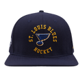 NHL St. Louis Blues HYBRID SNAPBACK HAT (MIDNIGHT NAVY)