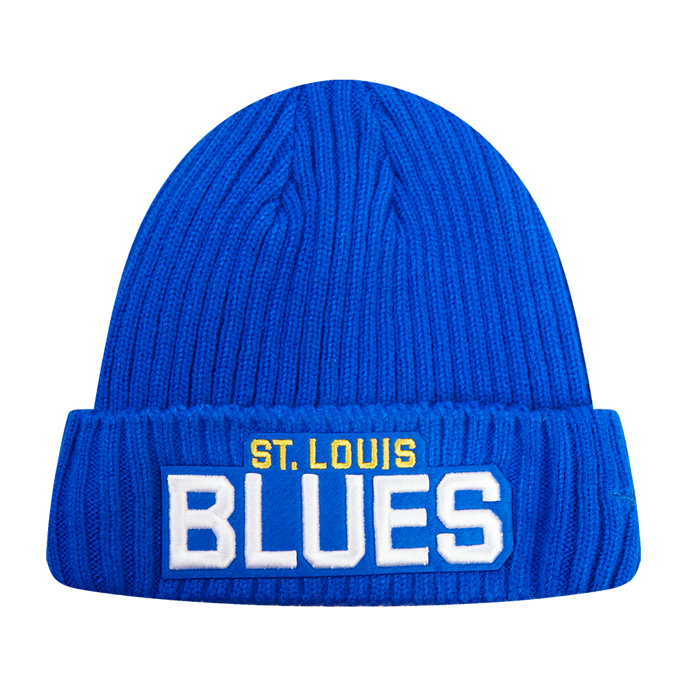 NHL ST. LOUIS BLUES CLASSIC CORE UNISEX KNIT BEANIE (ROYAL BLUE)