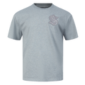 NHL SEATTLE KRAKEN NEUTRAL T-SHIRT EN JERSEY DE COTON À ÉPAULES TOMBANTES POUR HOMME (GRIS CHINÉ FONCÉ)