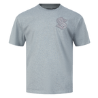 NHL SEATTLE KRAKEN NEUTRAL T-SHIRT EN JERSEY DE COTON À ÉPAULES TOMBANTES POUR HOMME (GRIS CHINÉ FONCÉ)