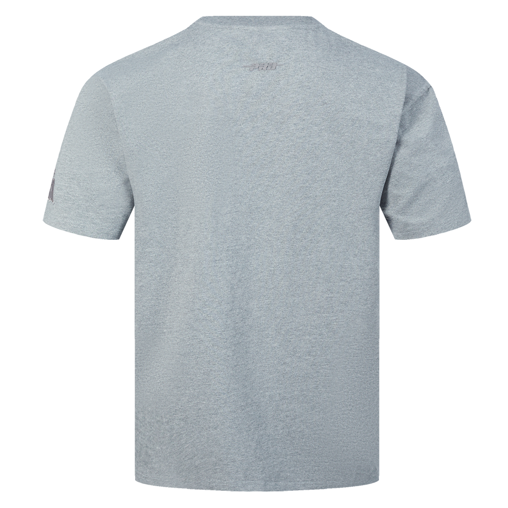 NHL SEATTLE KRAKEN NEUTRAL T-SHIRT EN JERSEY DE COTON À ÉPAULES TOMBANTES POUR HOMME (GRIS CHINÉ FONCÉ)