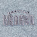 NHL SEATTLE KRAKEN NEUTRAL T-SHIRT EN JERSEY DE COTON À ÉPAULES TOMBANTES POUR HOMME (GRIS CHINÉ FONCÉ)