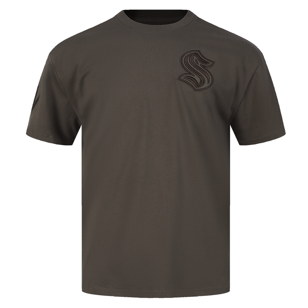 NHL SEATTLE KRAKEN NEUTRAL MEN'S  CJ DROP SHOULDER TEE (DARK TAUPE)