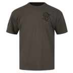 NHL SEATTLE KRAKEN NEUTRAL MEN'S  CJ DROP SHOULDER TEE (DARK TAUPE)