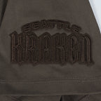 NHL SEATTLE KRAKEN NEUTRAL MEN'S  CJ DROP SHOULDER TEE (DARK TAUPE)