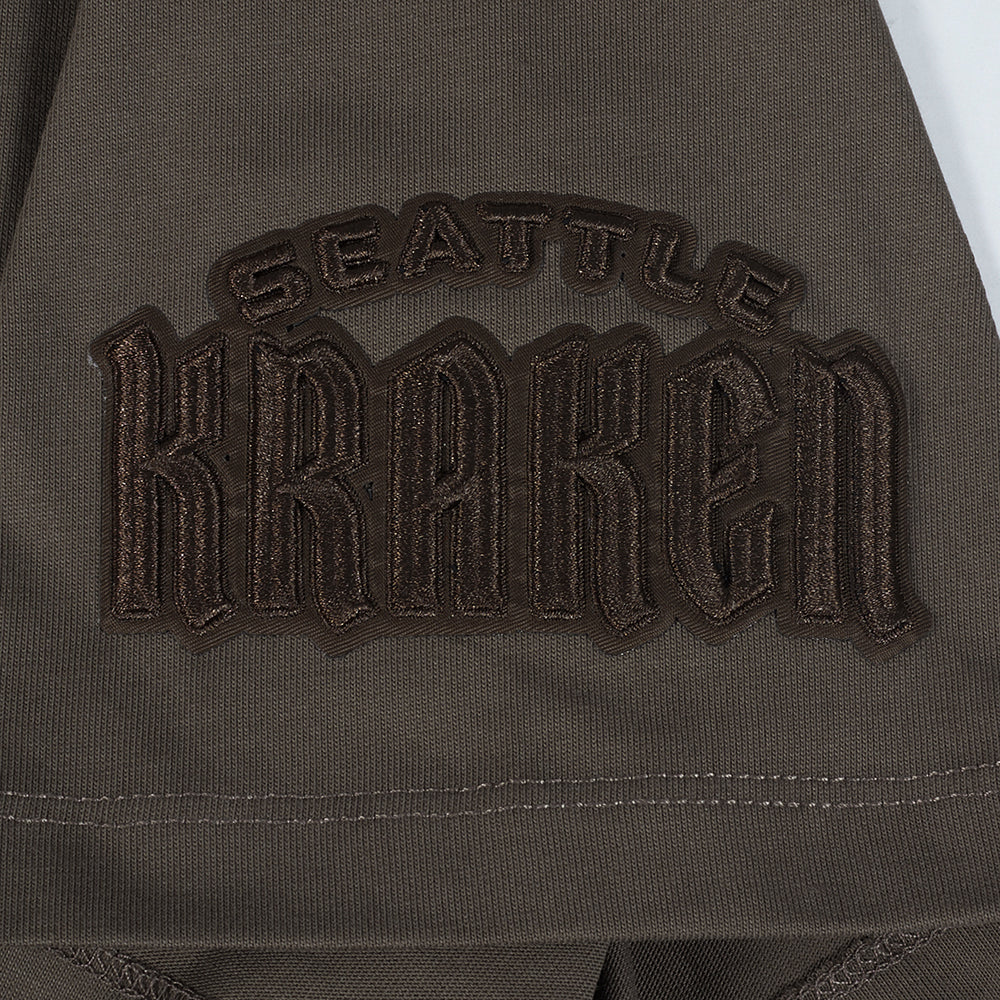 NHL SEATTLE KRAKEN NEUTRAL MEN'S  CJ DROP SHOULDER TEE (DARK TAUPE)