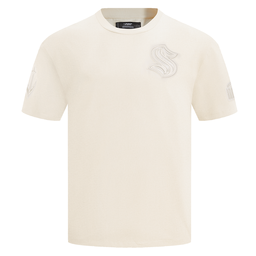 NHL SEATTLE KRAKEN NEUTRAL MEN'S  CJ DROP SHOULDER TEE (EGGSHELL)
