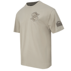 NHL SEATTLE KRAKEN NEUTRAL T-SHIRT EN JERSEY DE COTON À ÉPAULES TOMBANTES POUR HOMME (TAUPE)