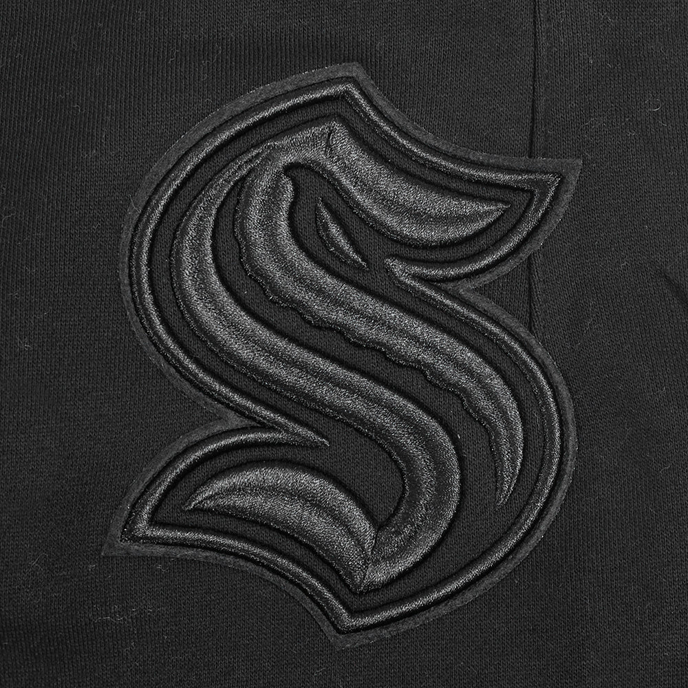 NHL SEATTLE KRAKEN NEUTRAL PANTALON OUATÉ EN MOLLETON POUR HOMME (NOIR)
