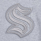 NHL SEATTLE KRAKEN NEUTRAL PANTALON OUATÉ EN MOLLETON POUR HOMME (GRIS CHINÉ FONCÉ)