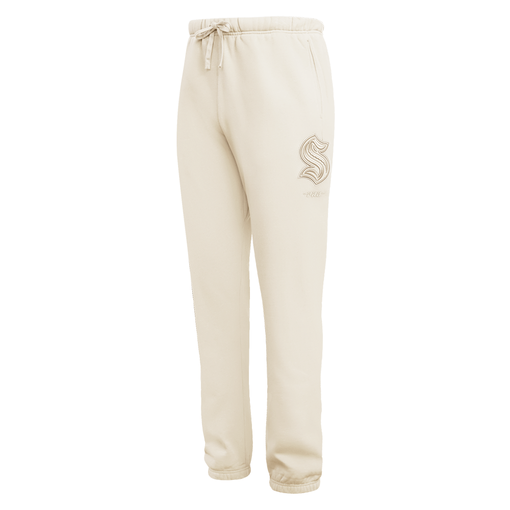 NHL SEATTLE KRAKEN NEUTRAL MEN'S  FLC SWEATPANT (EGGSHELL)