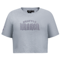 NHL SEATTLE KRAKEN NEUTRAL T-SHIRT EN JERSEY SIMPLE À COUPE CARRÉE (GRIS CHINÉ FONCÉ)