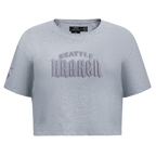 NHL SEATTLE KRAKEN NEUTRAL T-SHIRT EN JERSEY SIMPLE À COUPE CARRÉE (GRIS CHINÉ FONCÉ)
