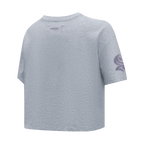NHL SEATTLE KRAKEN NEUTRAL T-SHIRT EN JERSEY SIMPLE À COUPE CARRÉE (GRIS CHINÉ FONCÉ)