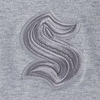 NHL SEATTLE KRAKEN NEUTRAL T-SHIRT EN JERSEY SIMPLE À COUPE CARRÉE (GRIS CHINÉ FONCÉ)