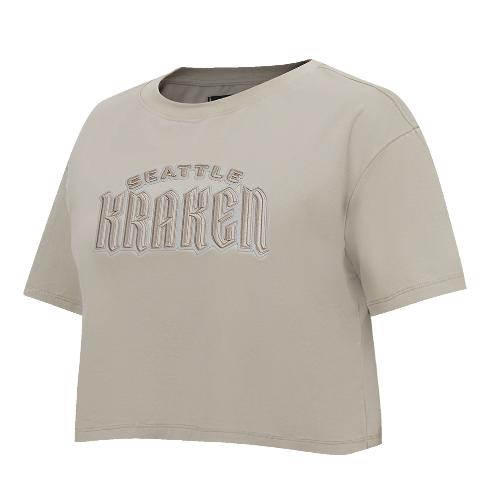 NHL SEATTLE KRAKEN NEUTRAL WOMEN'S BOXY TEE (TAUPE)
