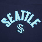 NHL SEATTLE KRAKEN CLASSIC WOMEN'S FLC CREWNECK (MIDNIGHT NAVY)