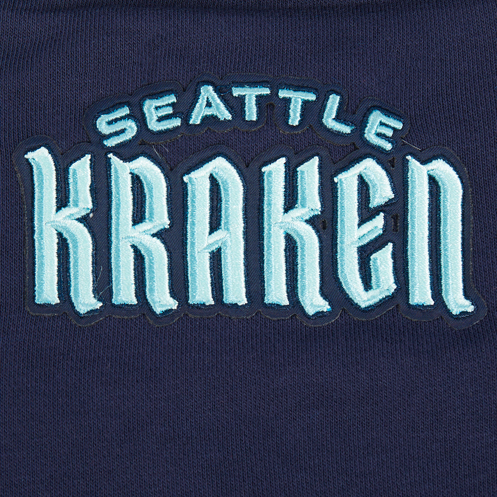 NHL SEATTLE KRAKEN CLASSIC WOMEN'S FLC CREWNECK (MIDNIGHT NAVY)