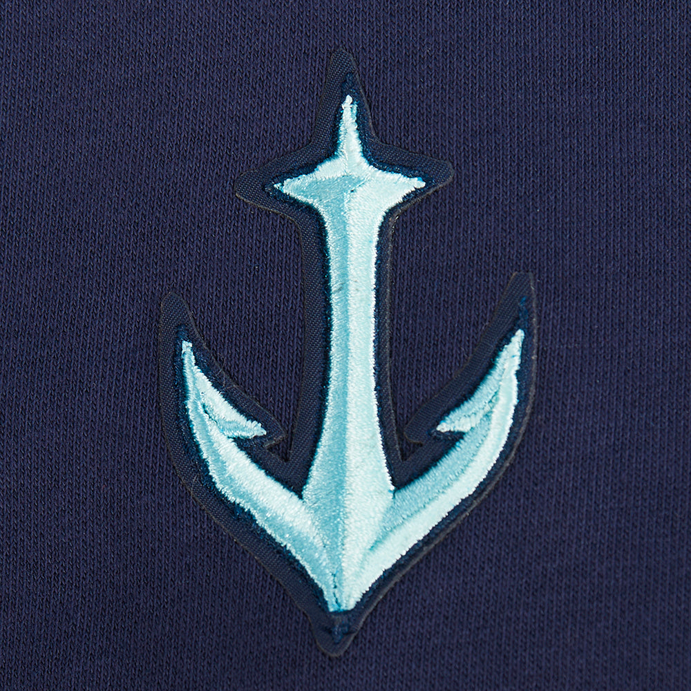 NHL SEATTLE KRAKEN CLASSIC WOMEN'S FLC CREWNECK (MIDNIGHT NAVY)