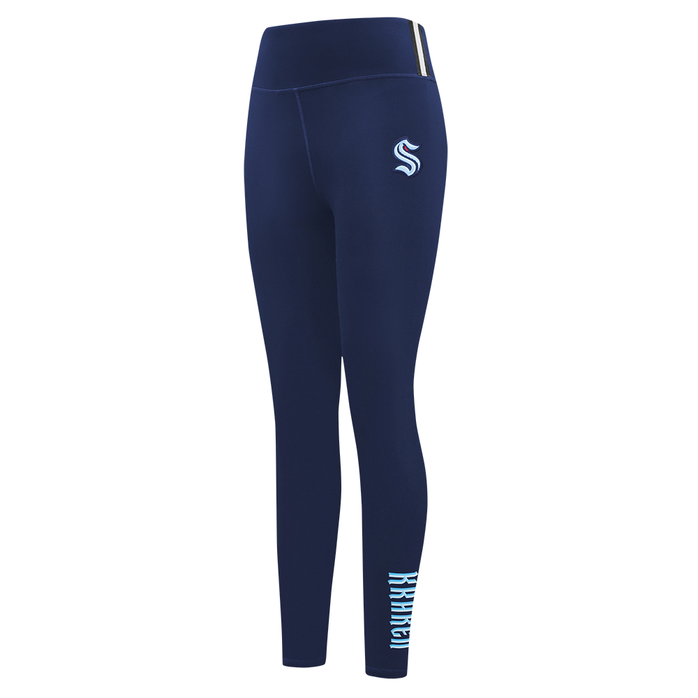 NHL SEATTLE KRAKEN CLASSIC LEGGING EN JERSEY ÉPAIS POUR FEMME (MARINE MINUIT)