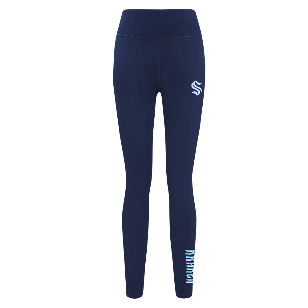 NHL SEATTLE KRAKEN CLASSIC LEGGING EN JERSEY ÉPAIS POUR FEMME (MARINE MINUIT)