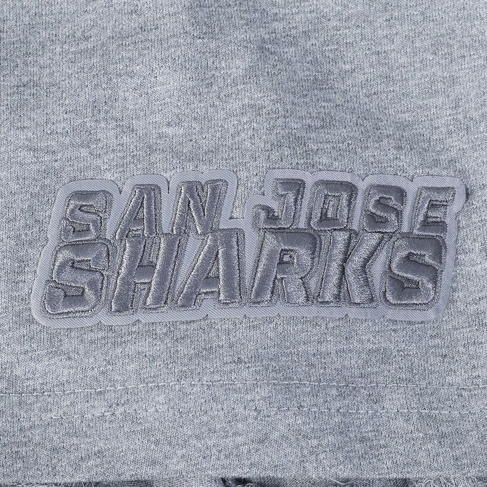NHL SAN JOSE SHARKS NEUTRAL MEN'S CJ DROP SHOULDER TEE (DARK HEATHER GRAY)
