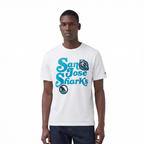 NHL SAN JOSE SHARKS SOUVENIR MEN'S SJ TEE (WHITE)