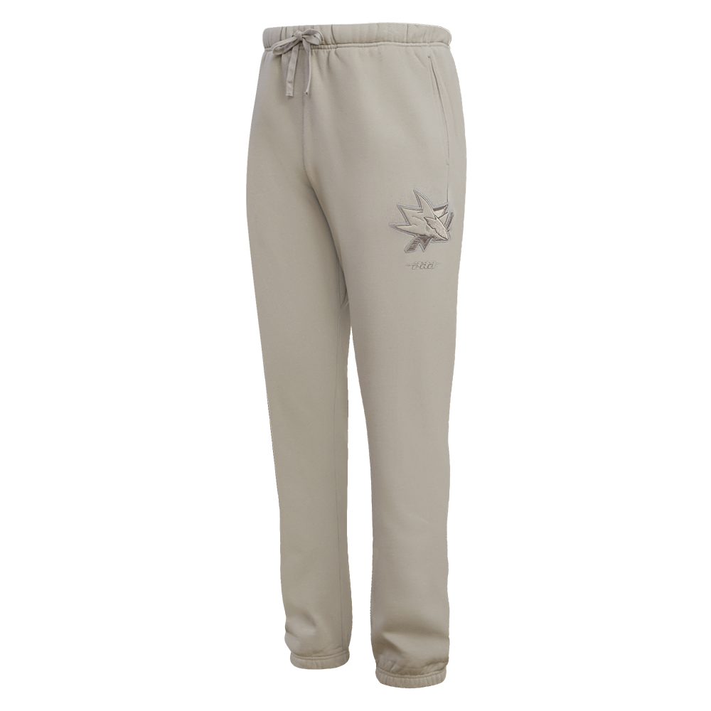 NHL SAN JOSE SHARKS NEUTRAL MEN'S  FLC SWEATPANT (EGGSHELL)