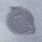 NHL SAN JOSE SHARKS NEUTRAL CHANDAIL À CAPUCHON EN MOLLETON À ÉPAULES TOMBANTES POUR HOMME (GRIS CHINÉ FONCÉ)