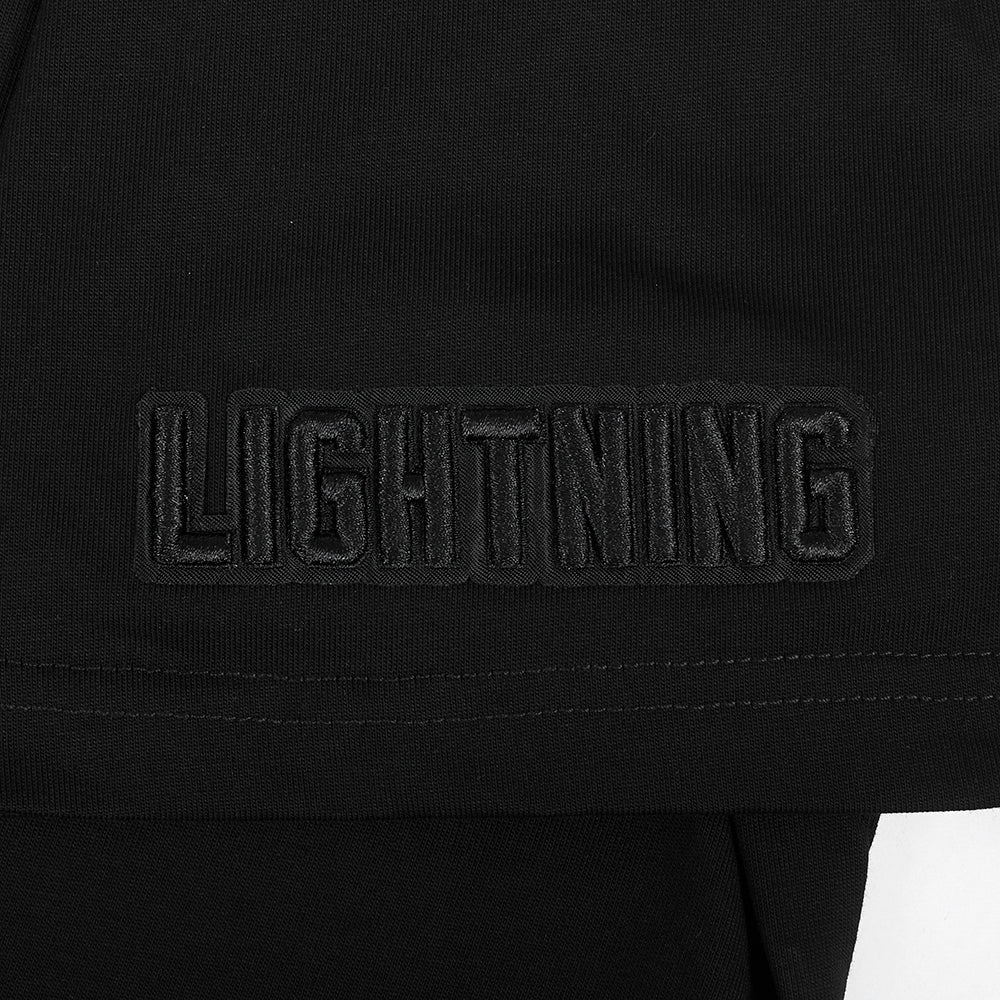 NHL TAMPA BAY LIGHTNING NEUTRAL MEN'S  CJ DROP SHOULDER TEE (BLACK)