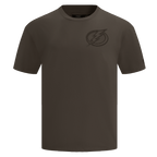 NHL TAMPA BAY LIGHTNING NEUTRAL MEN'S  CJ DROP SHOULDER TEE (DARK TAUPE)