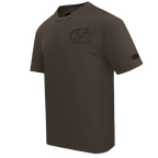NHL TAMPA BAY LIGHTNING NEUTRAL MEN'S  CJ DROP SHOULDER TEE (DARK TAUPE)