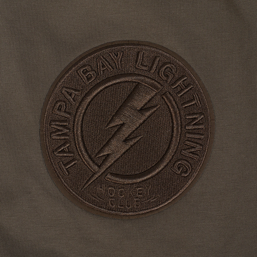 NHL TAMPA BAY LIGHTNING NEUTRAL MEN'S  CJ DROP SHOULDER TEE (DARK TAUPE)