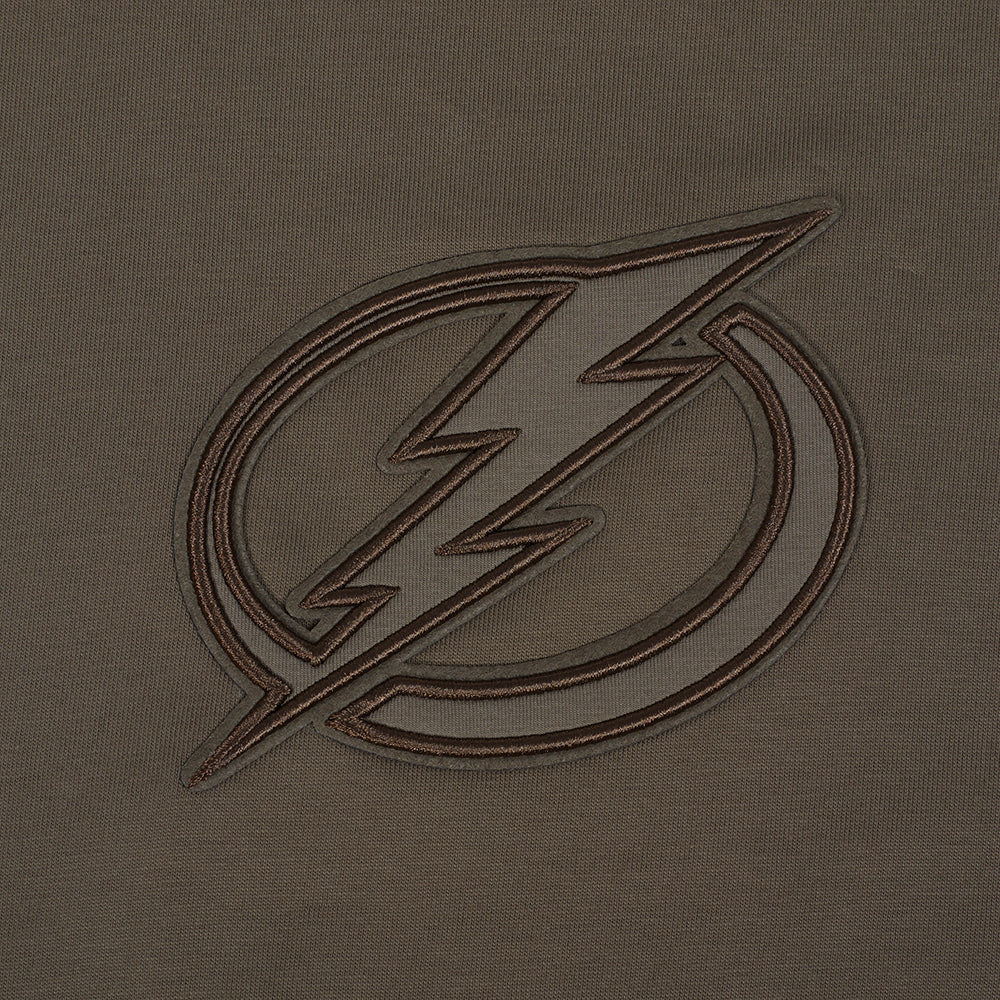 NHL TAMPA BAY LIGHTNING NEUTRAL MEN'S  CJ DROP SHOULDER TEE (DARK TAUPE)