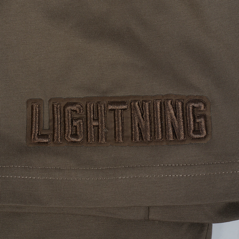 NHL TAMPA BAY LIGHTNING NEUTRAL MEN'S  CJ DROP SHOULDER TEE (DARK TAUPE)