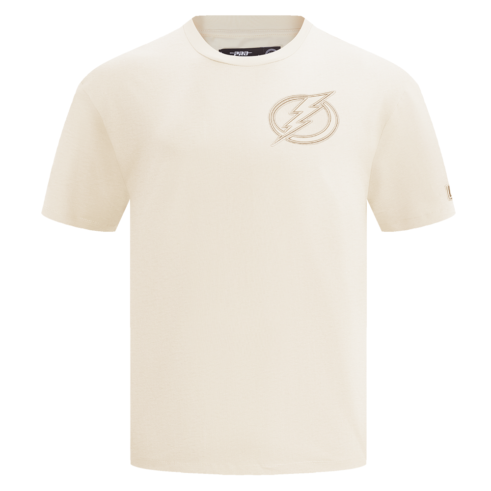 NHL TAMPA BAY LIGHTNING NEUTRAL T-SHIRT EN JERSEY DE COTON À ÉPAULES TOMBANTES POUR HOMME (COQUILLE D'ŒUF)