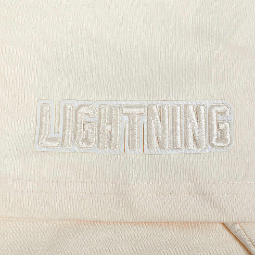 NHL TAMPA BAY LIGHTNING NEUTRAL T-SHIRT EN JERSEY DE COTON À ÉPAULES TOMBANTES POUR HOMME (COQUILLE D'ŒUF)