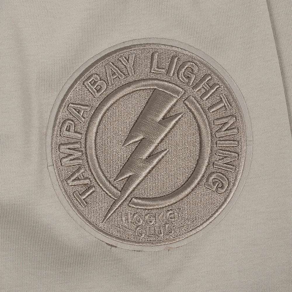 NHL TAMPA BAY LIGHTNING NEUTRAL T-SHIRT EN JERSEY DE COTON À ÉPAULES TOMBANTES POUR HOMME (TAUPE)