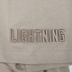 NHL TAMPA BAY LIGHTNING NEUTRAL T-SHIRT EN JERSEY DE COTON À ÉPAULES TOMBANTES POUR HOMME (TAUPE)