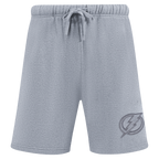NHL TAMPA BAY LIGHTNING NEUTRAL SHORT EN MOLLETON POUR HOMME POUR HOMME (GRIS CHINÉ FONCÉ)