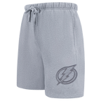 NHL TAMPA BAY LIGHTNING NEUTRAL SHORT EN MOLLETON POUR HOMME POUR HOMME (GRIS CHINÉ FONCÉ)