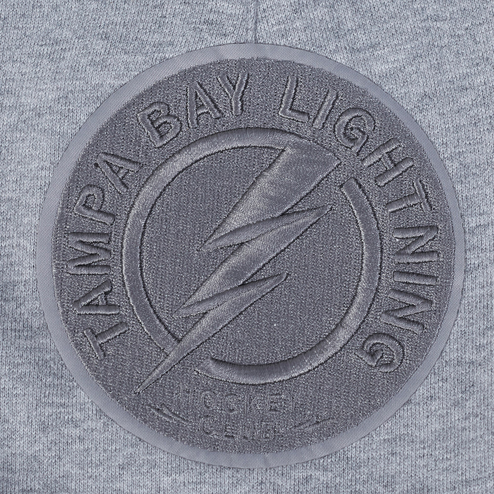 NHL TAMPA BAY LIGHTNING NEUTRAL SHORT EN MOLLETON POUR HOMME POUR HOMME (GRIS CHINÉ FONCÉ)