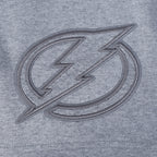 NHL TAMPA BAY LIGHTNING NEUTRAL SHORT EN MOLLETON POUR HOMME POUR HOMME (GRIS CHINÉ FONCÉ)