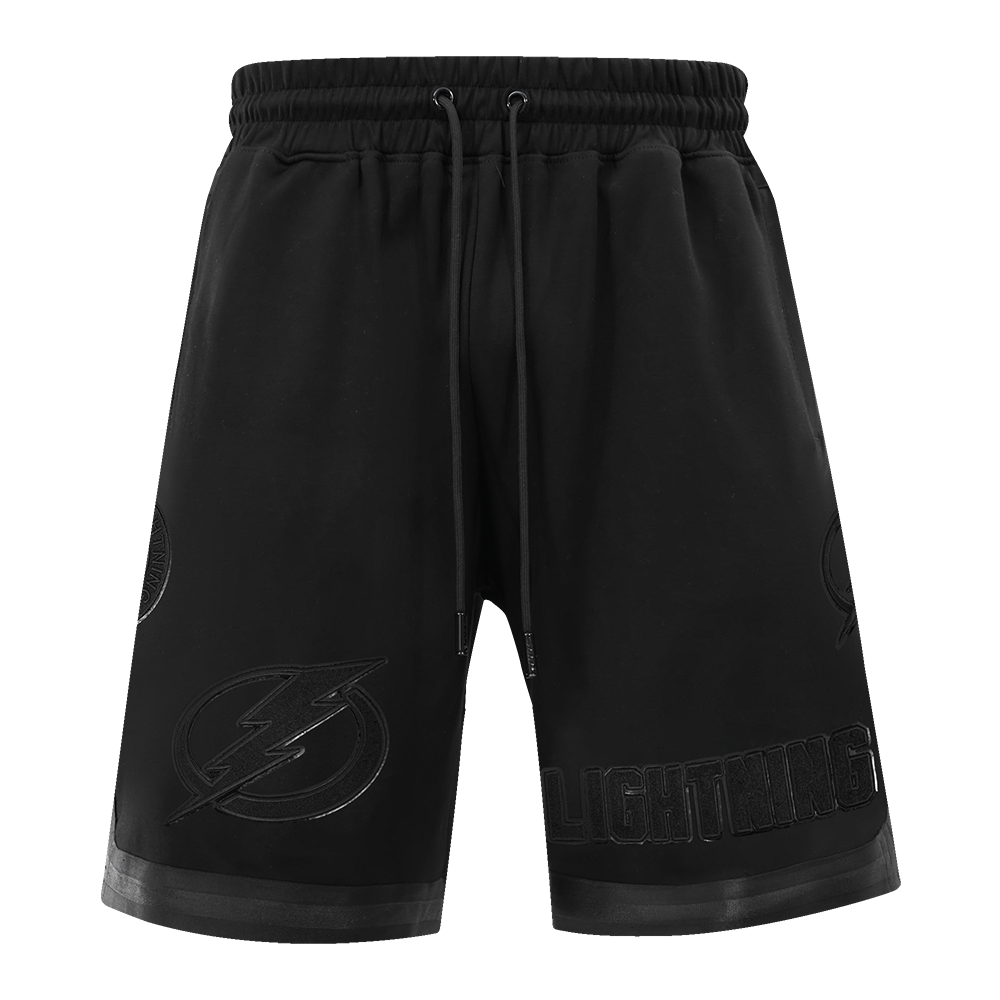 NHL TAMPA BAY LIGHTNING TRIPLE BLACK MEN'S DK SHORT (TRIPLE BLACK MEN'S)