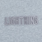 NHL TAMPA BAY LIGHTNING NEUTRAL CHANDAIL À CAPUCHON EN MOLLETON À ÉPAULES TOMBANTES POUR HOMME (GRIS CHINÉ FONCÉ)