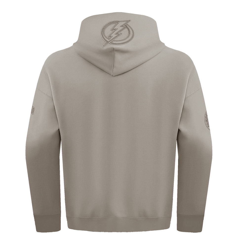 NHL TAMPA BAY LIGHTNING NEUTRAL MEN'S  DROP SHOULDER FLC PO HOODIE (TAUPE)