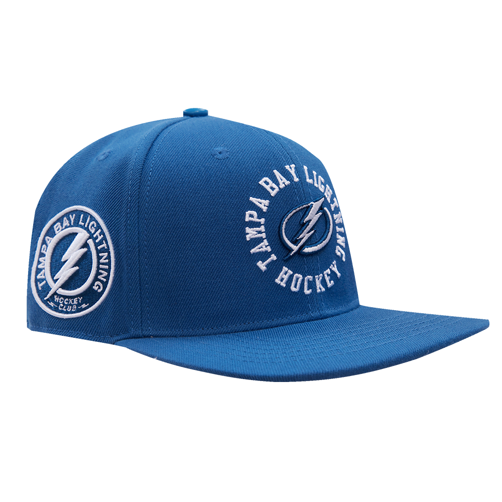 NHL Tampa Bay Lightning HYBRID SNAPBACK HAT (DODGER BLUE)